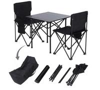 Mendler Kit de Camping HWC-Q39 Noir