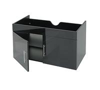 Mendler Meuble sous-lavabo HWC-D16 Brillant 90cm Gris