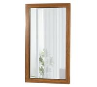 Mendler Miroir Mural en Teck HWC-M75 (Bois de cœur, 20-30 Ans) 71x40cm