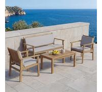 Mendler Mobilier de Jardin HWC-O19 Coussin Gris