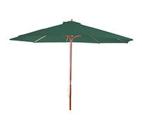 Mendler Parasol Florida Ø 3,5m polyester/bois 7kg vert