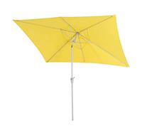 Mendler Parasol N23, 2x3m rectangulaire inclinable, polyester/aluminium 4,5kg - jaune