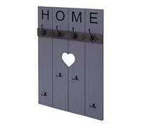 Mendler Penderie murale HWC-C89 Home Vintage 8 Crochets 91x60cm grau-blau