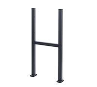 Mendler Pied pour boîte à Lettres HWC-K41 Acier galvanisé Anthracite