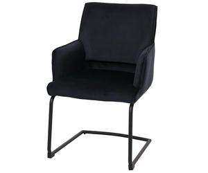 Mendler Piétement Luge HWC-N60 Öko-Tex MVG Anthracite-Bleu