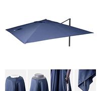 Mendler Revêtement pour parasol de luxe HWC-A96 – Polyester 3,5kg – 3x4m (Ø5m) – Bleu