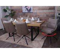 Mendler Set de 6 chaises de Salle à Manger HWC-N71 Beige