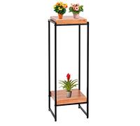 Mendler Table à Fleurs HWC-K71, étagère à Fleurs Table d'appoint étagère à Plantes, certifiée MVG MDF métal - Naturel, 101cm