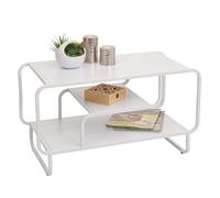 Mendler Table Basse HWC-O33 Mélamine 40x120x60cm Orme Naturel
