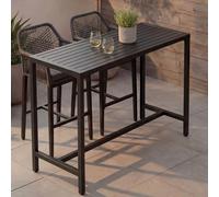 Mendler Table Haute HWC-P91 105x130x65cm Anthracite