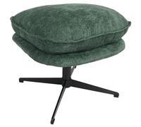 Mendler Tabouret rembourré HWC-P32 Chenille (370 g/m²) Vert