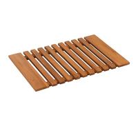 Mendler Tapis de Sol en Teck HWC-N10 (Bois de cœur, 20-30 Ans) 4x60x40cm