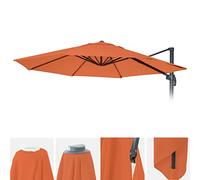 Housse De Parasol Hwc-A96, 8 Baleines Rondes Ø3m 220g/M² Polyester, Housse De Rechange P.Ex. Pour Parasol Ampli Hwc-A96 Terracotta Orange