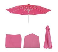 Housse De Rechange Pour Parasol N18, Housse De Parasol De Rechange, Ø 2,7m Tissu/Textile 5kg Rose Rose