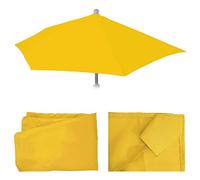 Mendler Toile de Rechange pour Parasol Semi-Circulaire Parla 270cm UV 50+ 3kg Jaune