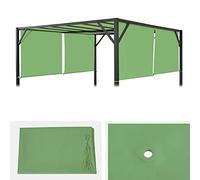 Mendler Toile de Rechange pour Toit de pergola Baia 3x3m - Vert