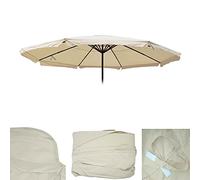 Mendler Toile pour Parasol Meran Pro Ø 5m Polyester crème