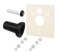 Mendorio Kit de Raccordement pour Cuvette Suspendue, Compatible avec Geberit (152.426.46.1), Comprenant un Kit d'Isolation Phonique pour WC Mural (16.002.00.0000)