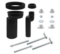 Mendorio Kit de Raccordement WC Suspendu - Compatible avec Geberit 405.116.00.1, Kit de Tuyau d'Évacuation WC, avec Matériel de Fixation et Tuyau de Raccordement WC.