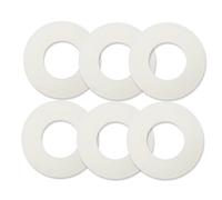Mendorio Lot de 6 joints de soupape de chasse d'eau 816.418.00 - Compatible avec Geberit - Rondelle d'étanchéité en silicone