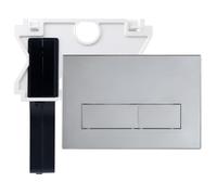 Mendorio Plaque de Commande WC avec Trappe de visite Compatible avec Geberit Sigma, UP300 et UP320，Double Chasse，245 × 164mm()