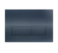 Mendorio Plaque de Commande WC, Compatible avec Geberit Sigma, UP300 et UP320, avec Double Chasse, Équipée d'un Set de Leviers de Chasse et d'un Cadre d'Installation,245 × 164mm.(Bleu foncé)