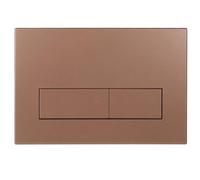 Mendorio Plaque de Commande WC, Compatible Geberit Sigma, UP300 et UP320, avec Double Chasse, Équipée d'un Set de Leviers de Chasse et d'un Cadre d'Installation, Dimensions 245 × 164mm.(Bronze)