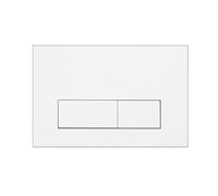 Mendorio Plaque de Commande WC pour Geberit Sigma 01/20/30,Blanc | Déclenchement Wc Suspendu UP300 et UP320,245 × 164 mm,Équipée d'un Set de Leviers de Chasse et d'un Cadre d'Installation