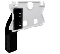 Mendorio Trappe de visite Compatible avec les réservoirs encastrés Geberit Sigma-Série, Compatible avec Sigma 01/10/20/21/30/50, Utilisation pour pastilles de nettoyage/pastilles de nettoyage, Noir