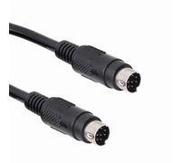 Mendouconert Câble d'extension Mini DIN 8 broches mâle vers mâle, adaptateur connecteur droit MD8 (40 pouces)