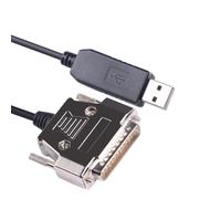 Mendouconert Câble USB vers DB25 mâle RS232 pour imprimante Epson TM-T88VI TM-T88V, adaptateur série RS232 (1,8 m)