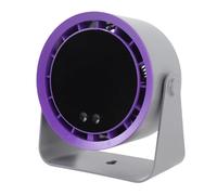 MENDUNER 100 Vitesses Ventilateur de Bureau 2400mAh - Utilisation de Bureau Portable avec un éventail de Turbo Montable Mural d'affichage Numérique (BLACK)