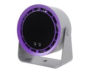 MENDUNER 100 Vitesses Ventilateur de Bureau 2400mAh - Utilisation de Bureau Portable avec un éventail de Turbo Montable Mural d'affichage Numérique (BLACK)