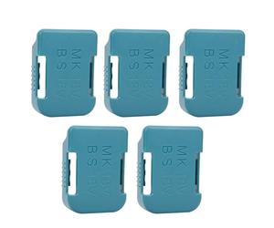 MENDUNER 5 Pièces Support de Rangement pour Batterie Lithium, Étagère, | Lorsque la batterie est connectée, elle sera solidement verrouillée en place par son propre clip, la batterie ne tombera pas.