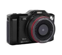 MENDUNER Appareil Photo 64 MP, Vidéo 4K, Zoom Numérique 18X, Caméra Avant et Arrière WiFi pour Selfies, Batterie 1200 MAh, écran 2,8 Pouces pour Les Créateurs de Contenu (Black)