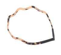 MENDUNER Bandeau de Lunettes en Forme de U | Conception Ondulée Antidérapante pour un Confort Pression dans une Couleur écaille de Tortue Claire (Couleur écaille de tortue claire)