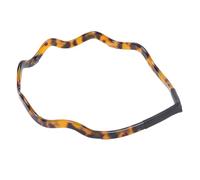 MENDUNER Bandeau de Lunettes en Forme de U | Conception Ondulée Antidérapante pour un Confort Pression dans une Couleur écaille de Tortue Claire (Couleur écaille de tortue foncée)