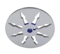 MENDUNER Bobine D'enregistrement de Conception Classique de 1/4 Pouces, Matériau Léger en Alliage D'aluminium pour les Professionnels de L'enregistrement Sonore et du Mixage (SILVER)