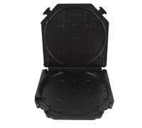 MENDUNER Boîtier de Stockage de Bande, Ruban Adhésif Vide -reelbox Petit Gardien Portable et Complet avec Papier d'étiquette pour la Maison pour 7 -cc (BLACK)