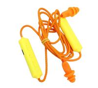 MENDUNER Bouchons d'oreilles de Travail BT 5.3 avec Réduction du Bruit de 29 DB, écouteurs sans Fil de Cou, IPX5, Autonomie de 20 Heures pour la Construction, Tonte de Pelouse, Atelier, (Yellow)