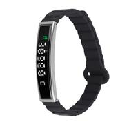 MENDUNER Bracelet Intelligent avec Photographie à Distance et BT 5.3 | Natation à L'épreuve des Intempéries, Attachement Magnétique, Batterie de 5 Jours (Black)