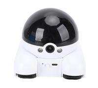 MENDUNER Caméra de sécurité Intelligente, 2MP 1080p Double Home Lens Baby Pet Camera avec Roues, Parole à 2 Voies WiFi WiFi Movable Cat Dog Cam, App Remote Control