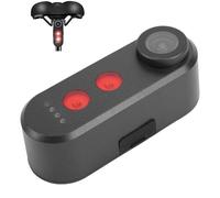 MENDUNER Caméra de Vélo 4K avec Feu Arrière, Caméra de Recul 2 en 1, Grand Angle 140°, Application WiFi, Vue en Temps Réel, IPX6, Verrouillage d'urgence D'enregistrement en Boucle,