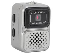 MENDUNER Caméra HD Portable Mini Keychain - Écran de 0,96 '', Vidéo et Photo de 2MP 480p, Record de 150 Minutes, Filtres Intégrés, Charge C pour Les Sports de Plein Air, Voyages, Animaux (Silver)