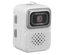 MENDUNER Caméra HD Portable Mini Keychain - Écran de 0,96 '', Vidéo et Photo de 2MP 480p, Record de 150 Minutes, Filtres Intégrés, Charge C pour Les Sports de Plein Air, Voyages, Animaux (White)