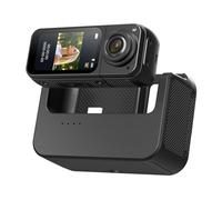 MENDUNER Caméra Portable avec Support Magnétique, Caméra Corporelle Grand Angle 2,7K HD 170°, étui de Chargement de Batterie de 60 Minutes, Contrôle par Application WiFi pour Le Cyclisme, (Black)