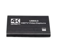MENDUNER Carte de Vidéo 4K, USB 3.0 1080P, Dispositif de -vidéo de Jeu avec Entrée Microphone 3,5 Mm et Sortie Sonore, Enregistrement en Streaming, Diffusion en Direct