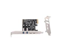 MENDUNER Carte D'extension PCIe vers USB C 3.2 Gen 2, Carte PCI E 5 Gbit/s avec Adaptateur Supplémentaire sur Panneau Avant USB C, pour Linux, Système OS X