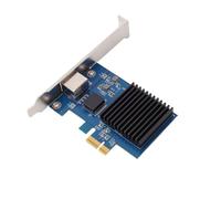 MENDUNER Carte Réseau PCIe vers 10 Go RJ45, 10 Gbit/s 5 Gbit/s 2,5/1 / 100 Mbps 10G Base T Ethernet, Prise en Charge du Serveur 2022 2019
