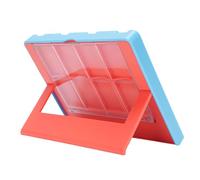 MENDUNER Chargeur de Contrôleur de Jeu, Quai de Charge de la Console de Jeu Portable, 4 en 1 USB Type C 8 Slot Smart Protection (Bleu rouge)